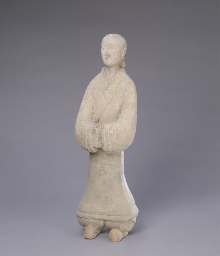 图片[1]-Pottery painted female figurines-China Archive